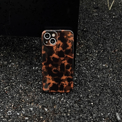 Luxuriöse Handyhülle mit Bernsteinmuster