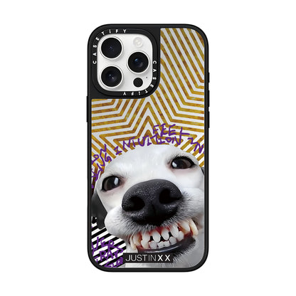 Laughing dogs phone case