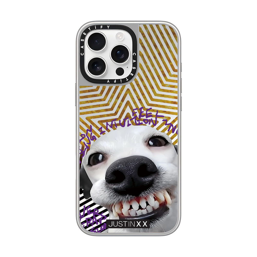 Laughing dogs phone case