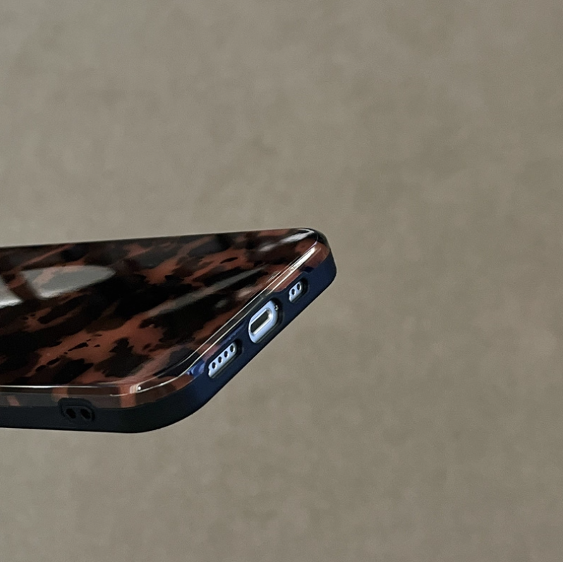 Luxuriöse Handyhülle mit Bernsteinmuster