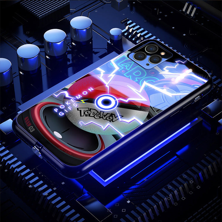 Glowing Poké Ball phone case