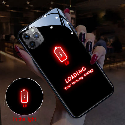 It will glow and require energy phone cases