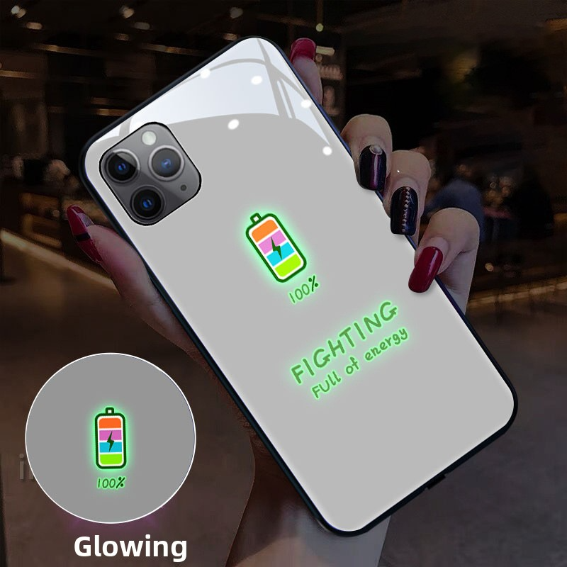 A vibrant phone case that glows